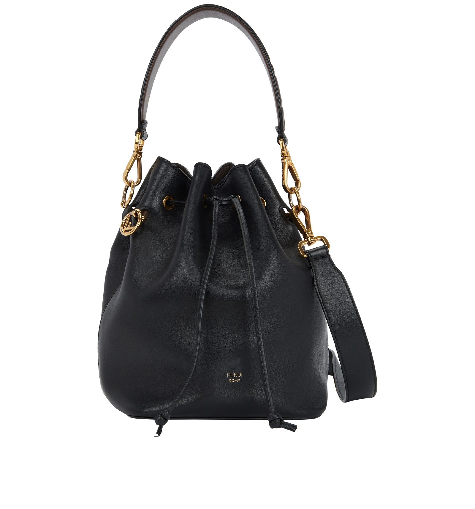 Fendi black mon tresor bucket bag sale